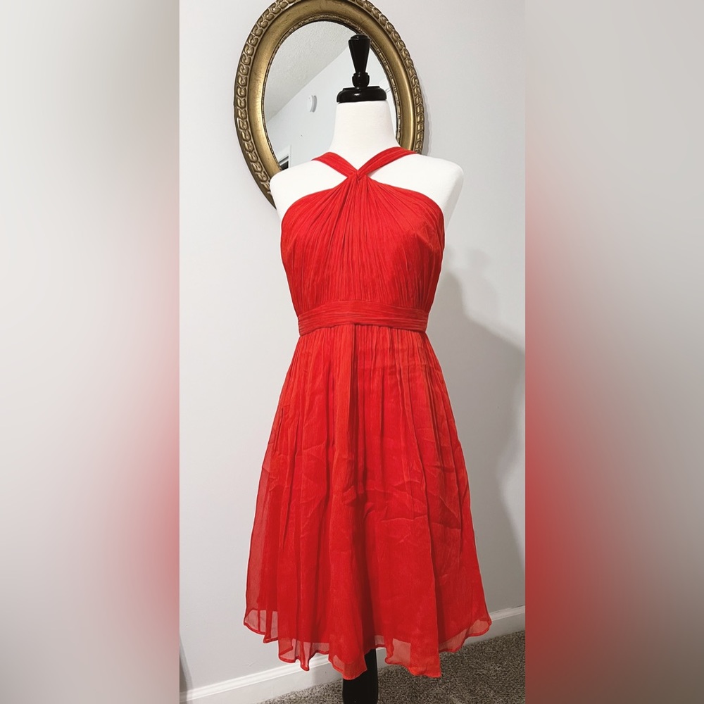 J. Crew Silk Chiffon Bridesmaid/Cocktail Dress
